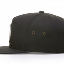 801 Fly Fishing 7 Panel Leather Strapback (Loden / Black)